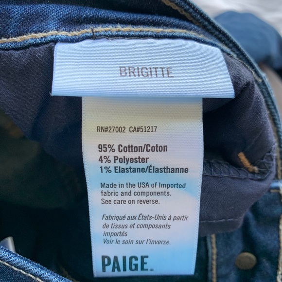 • PAIGE • Brigitte Straight Leg Jeans Enchant - Picture 7 of 8